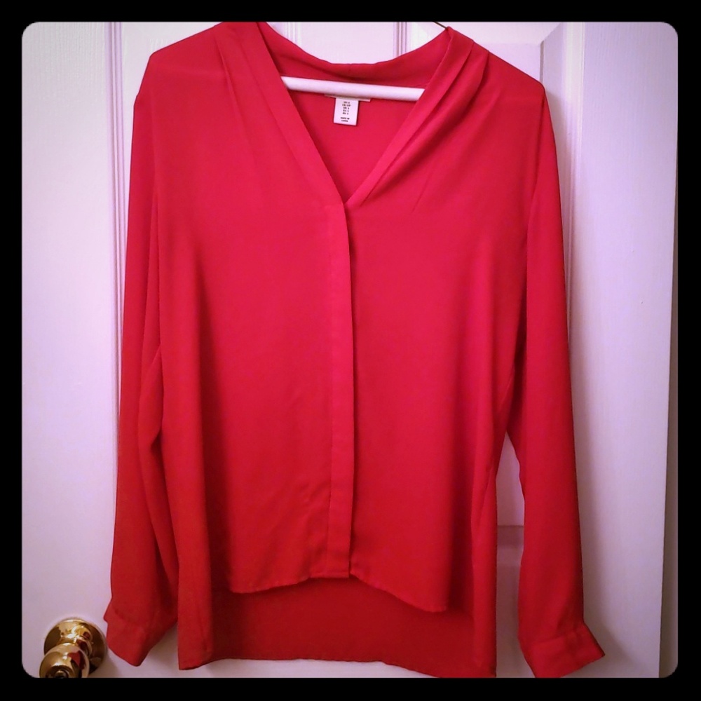 *Make an offer!* Red Adrienne Vittadini Top